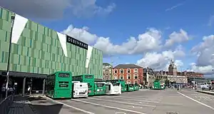 Newport (Market Square) bus station in 2014