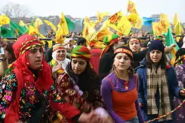 Newroz celebration by the Kurds in Istanbul, 2006