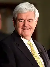 Newt GingrichSpeaker of the House of Representatives 1995–99; presidential candidate in 2012