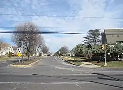 Entrance to the development at PA 413 and North Drive