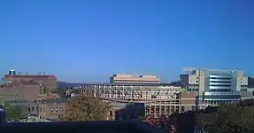 Aerial view from John C. Hodges Library