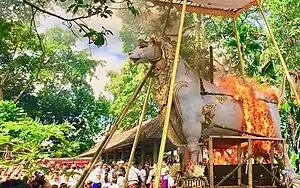 Cremation (Ngaben) Hindu ceremony