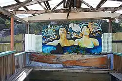 Mural at Ngawha Springs, 2014