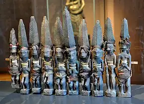 Image 40The Nias adu zatua (wooden ancestor statues) (from Culture of Indonesia)