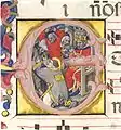 Niccolò da Bologna's tempera, gold and ink on parchment, 1494-1502, Metropolitan Museum of Art