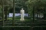 Nei Er's Tomb, with his statue, in Xishan Forest Park beside Dian Lake, Kunming