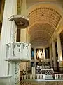 Interior of the basilica