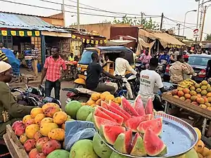 Street market in Dosso