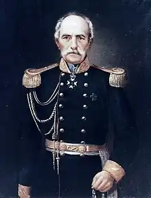 Nikolaos Petimezas in general's uniform (1851–62)