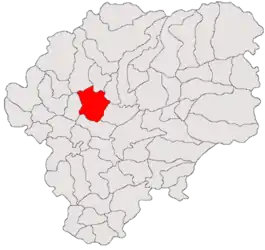 Location in Bistrița-Năsăud County