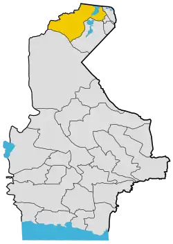 Location of Nimruz County in Sistan and Baluchestan province