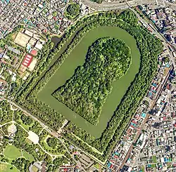 Daisen Kofun, the largest burial mound in the world