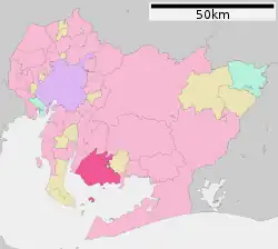 Location of Nishio