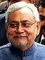 Nitish Kumar, current Chief Minister of Bihar.