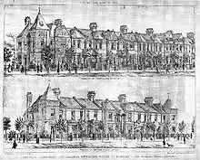 Early designs for houses in Noel Park, Hornsey, London