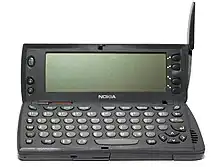 Image 28The Nokia 9110 Communicator, opened for access to keyboard (from Smartphone)