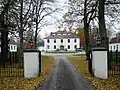 The mansion court entrance