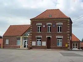 The town hall of Nordausques