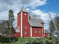 View of the Old Nordre Osen Church