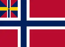 Flag of Norway 1844–1898/99