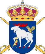 Coat of arms of Norrland Dragoon Regiment (I 21/Fo 23) 1977–2004.