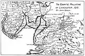 Image 9North Lancashire in 1610. (from History of Lancashire)