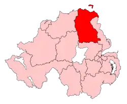 A large constituency in the north of the county.