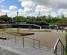 New North Acton Square in front of the main station entrance