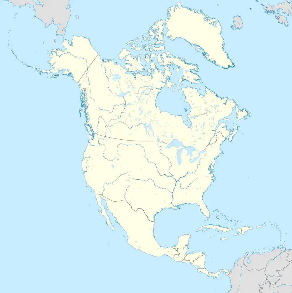 Chicxulub crater is located in North America