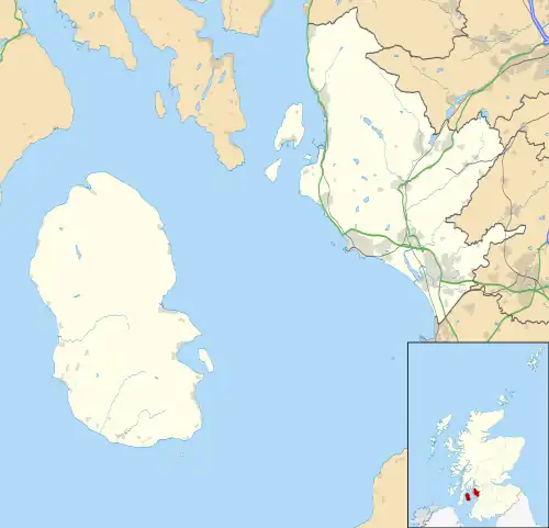 Portencross is located in North Ayrshire