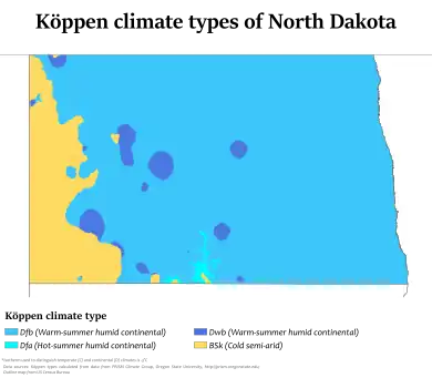 Image 15Köppen climate types of North Dakota (from North Dakota)