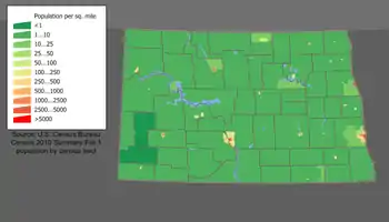 Image 7North Dakota population density (from North Dakota)