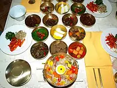 A traditional Kaesong meal.