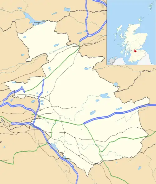 Chapelhall is located in North Lanarkshire