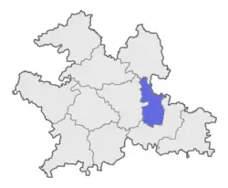 Location of North Solapur Taluka in Solapur District