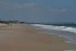 North Topsail Beach coastline