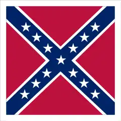 Battle flag of the Army of Northern Virginia (largely viewed as a hate symbol)