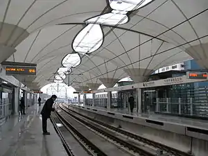 Line 6 platform of North Waigaoqiao Free Trade Zone