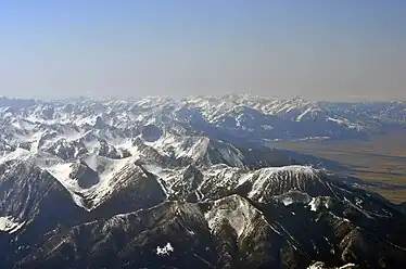 The Absaroka Range of Montana.