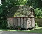 Timber-framed granary at Rectory Farm