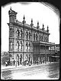 Northumberland Permanent Building and Investment Land and Loan Society Building, corner of Blane (now Hunter) and Burwood Streets, Newcastle, NSW, 1887. (Now demolished). site of current Newcastle Local Courthouse.