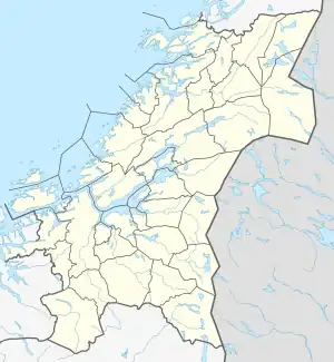 Årnset is located in Trøndelag