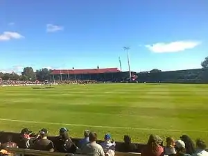 Interior of Norwood Oval looking over to the Sir Edwin Smith stand.