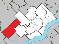 Location within Les Chenaux RCM.