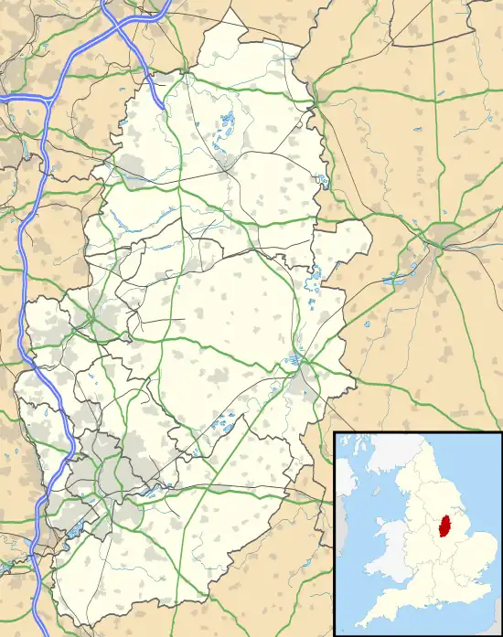 RAF Wigsley is located in Nottinghamshire