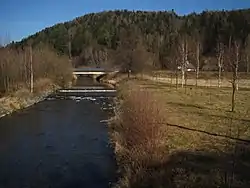 Opava River in Nové Heřminovy