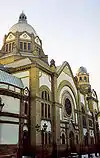 Left side of the synagogue