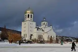 Church in Village Novobelokatay, Belokataysky District