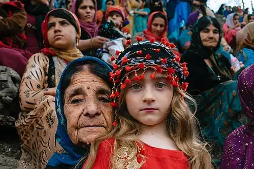 Image 9A grandma and her grandchild watching the “Nowruz” ceremony. (from Kurdish culture)