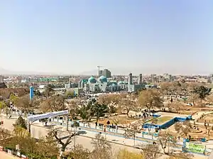 Looking at the mosque from a far distance during the 2011.